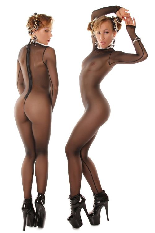 phpaul: Gotta love it, two hot cuties in bodystockings! Love to be their third wheel!