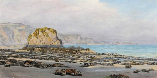 Skag Rock, Pembrokeshire by John Brett, 1879