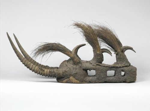 Komo Society Mask, late 19th-early 20th century, Brooklyn Museum: Arts of AfricaAnimal mask to be wo