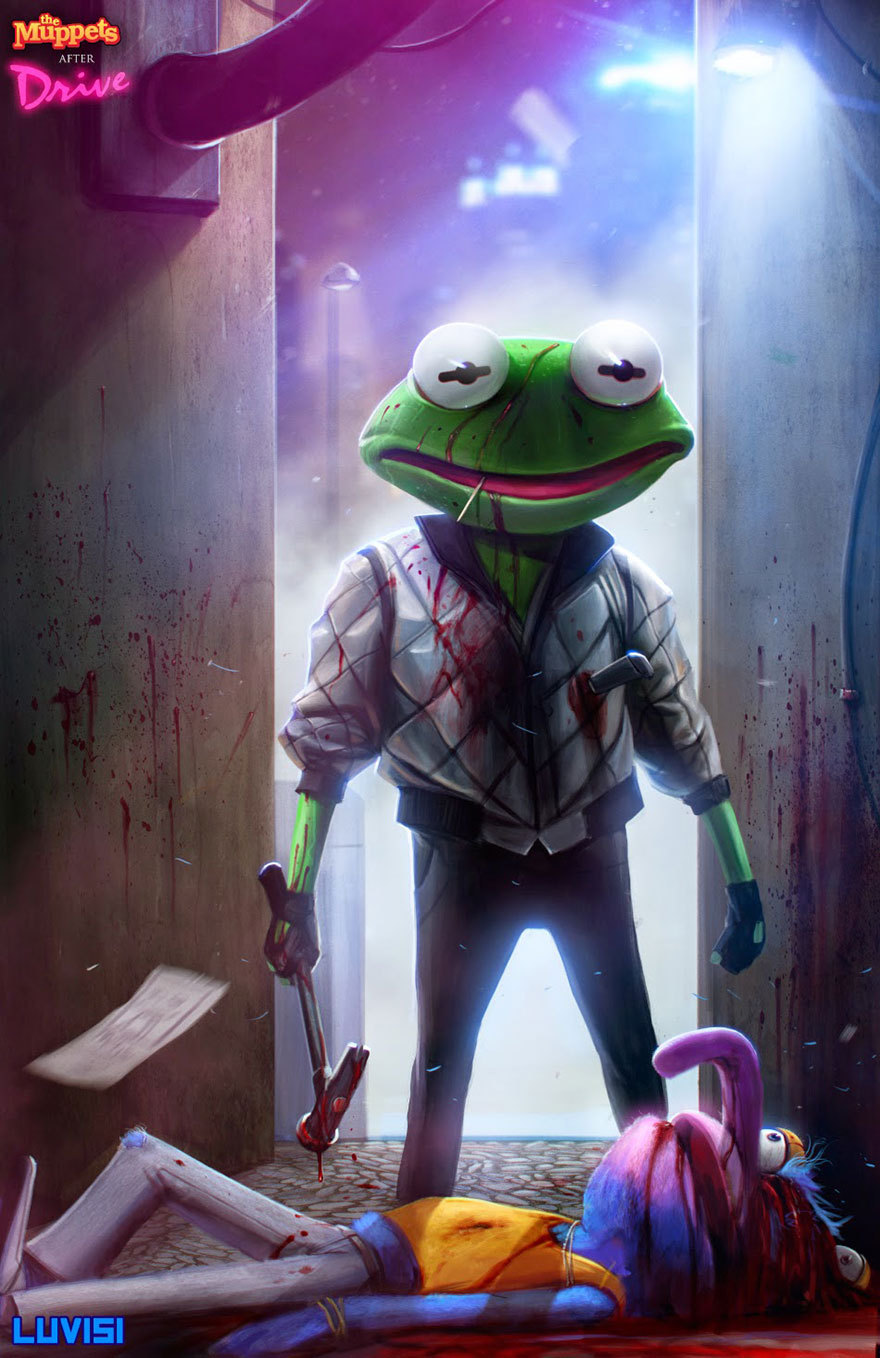 funniebunchesofoats:  sh0rtybangbang:  unexplained-events:  Dan LuVisi A digital