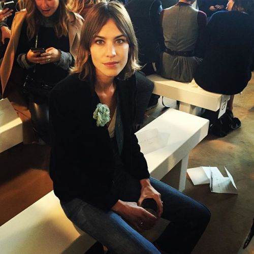 chunggalexa:
“  Alexa Chung attends the Emilia Wickstead show during London Fashion Week Autumn/Winter 2016/17 at on February 20, 2016 in London, England.
”