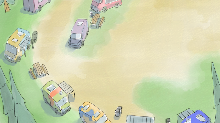 wedrawbears:  Here are some of the beautiful title cards for We Bare Bears, designed,