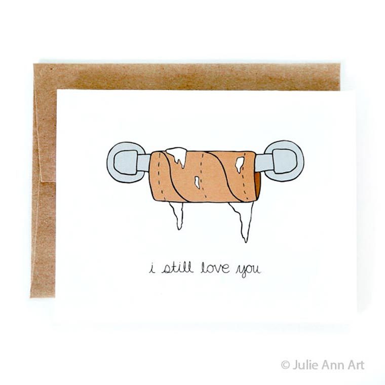 pr1nceshawn:    If Valentine cards were honest… by   Julie Ann. 