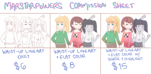 Prices are still low, but I made new price sheets because it was just time to update them!If you com