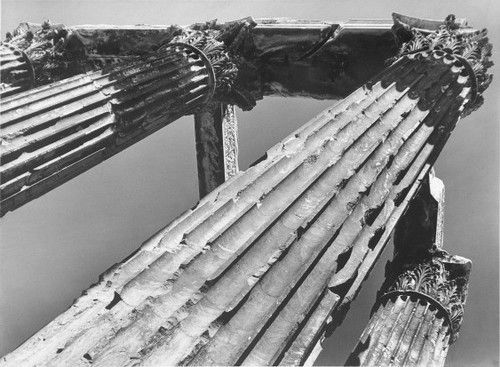 Columns of the temple of Zeus, end of 1920`s (Athens, Greece) Photo by Nelly’s / Elli Sou