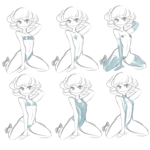 grimphantom2:  bigdead93:  Various skimpy outfits for Tatsumaki.  Don’t make me choose!   <3 <3 <3