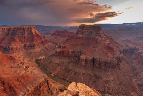 oneshotolive:  Confluence of the Colorado and Little Colorado Rivers, Grand Canyon, AZ [OC] [5832x3893] 📷: astroKG 
