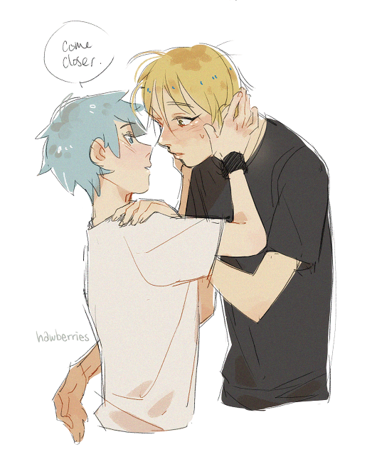 hawberries:  my fantasy is people being nice to kise instead of being mean to him 😊[images
