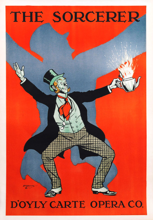 HARDY, Dudley. The Corcerer, d'Oyly Carte Opera Co., c. 1915 by Halloween HJB flic.kr/p/2kGB