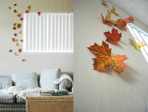 XXX sosuperawesome:  3D Wall Bats, Leaves and photo