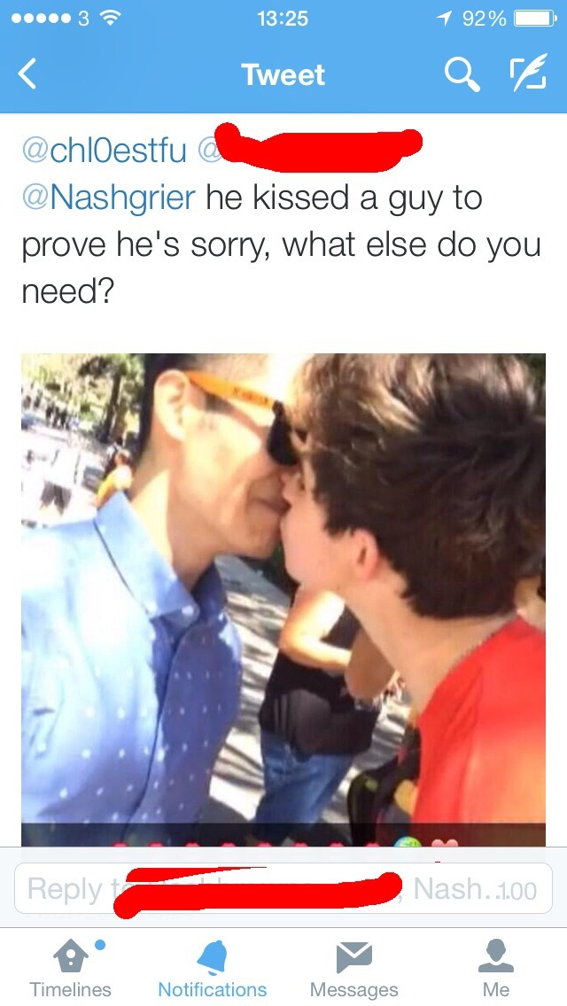 gracefuckinghelbig:  Wow, yes. Round of applause. Apology accepted. Nash Grier, God