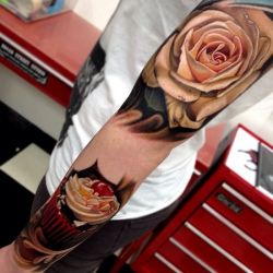 inkedideas:
“Rose and cupcake tattoo
”