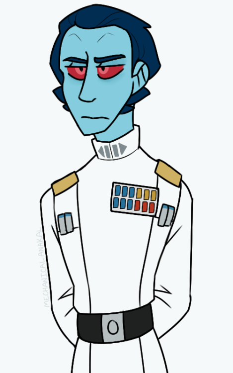 mechanicalanakal:i remember saying something about how thrawn’s ear was so close to his neck that it