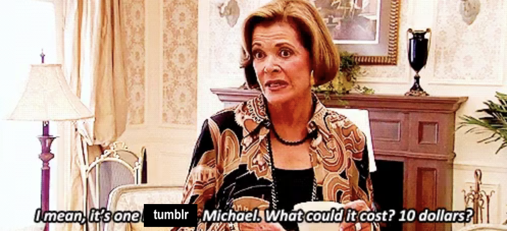 lesbianrichietozier:  adamparrishmutual: i’ll buy tumblr. how much is it worth,