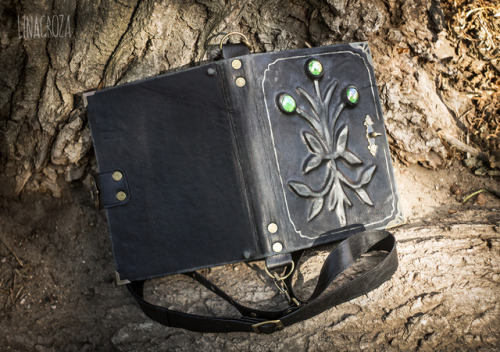 Genuine leather spellbook for LARPDesign and craft by Lina GrozaAvailable on my Etsy store –&gt; htt