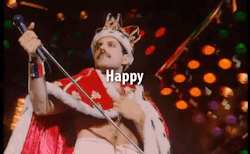 moose-shampoo:   "The reason we're successful, darling? My overall charisma, of course." -Freddie Mercury   Gifs from Freddie Mercury’s “The Great Pretender” video. Happy Birthday, my dear. X 