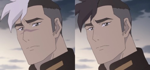 notlostonanadventure:  projectshirogane:  shirokogane:  if you listen closely you can hear me screaming (some side by side comparison of Shiro without his scar and white hair) ∠( ᐛ 」∠)＿  I ASKED FOR THIS TODAY MY HEART IS DESTROYED on a more