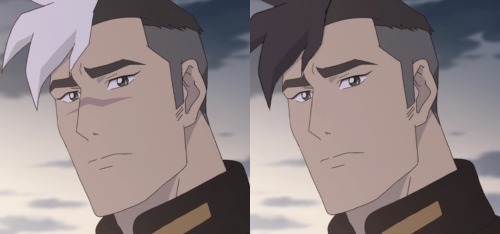 shirokogane:if you listen closely you can hear me screaming (some side by side comparison of Shiro w