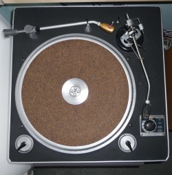 vinyl-vice:  1950’s RCA turntable