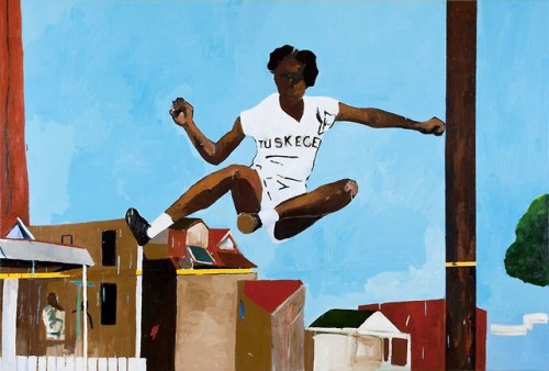 newyorker:No one but Henry Taylor could have painted “See Alice jump” (2011) or “The Long Jump by Ca