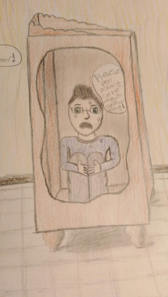 Markiplier Hiding In A Closet From A Monster Who Just Looooves To Break Down Doors!