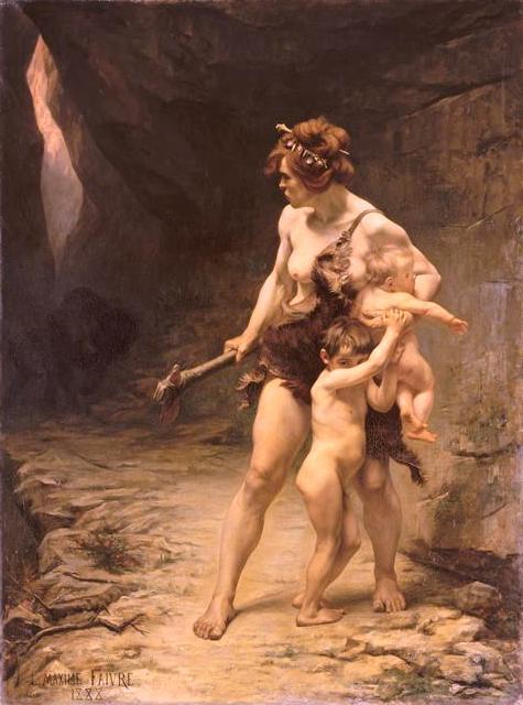 antediluvianechoes: Deux mères, Léon-Maxime Faivre, 1888Alas, the world appears f