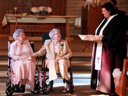 Citytarp:   A Lesbian Couple In Their Nineties Have Finally Tied The Knot After 72