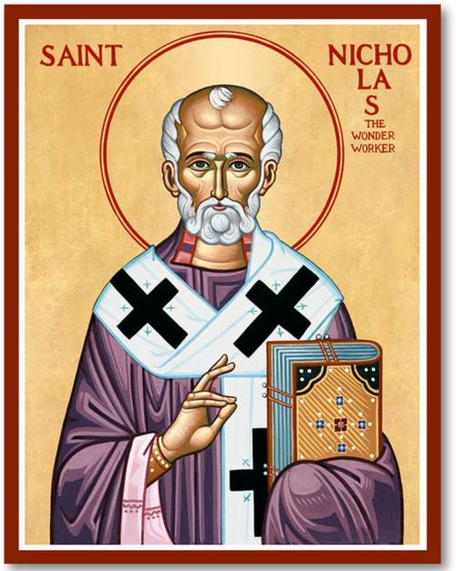 To all the Nicks….                                                Saint Nicholas             