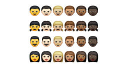 wasabi-ginger:  billboard-charts:  shouldnt:  Just a few hours ago Apple released the new multicultural emoji’s to developers. These emoji’s are going to come with the next IOS and Mac OS updates.  Apple finally catching up with the times, everyone