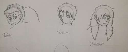 Some Faces Of Thomas's 9 Other Brothers. I've Already Done Titus And Theo, So Three More To Go.