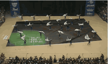 megab0ner:glitchsea:megab0ner:Zydeco colorguard throughout the years.You will be missed in 2015.what