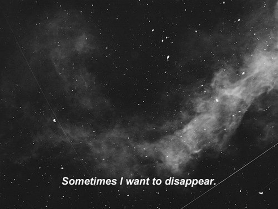 A Sad Girl In A Sad World.