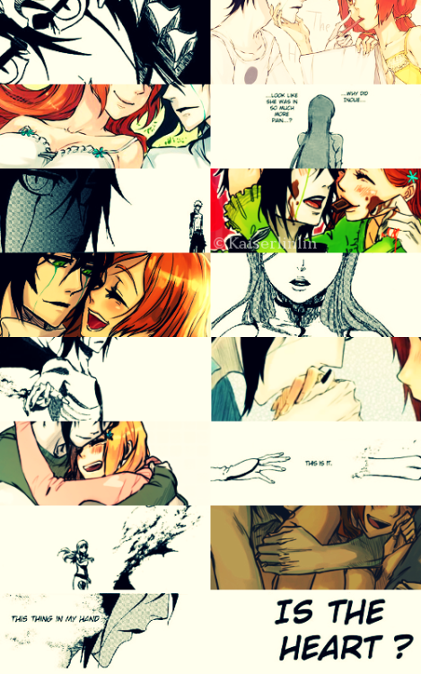 【 Ulquiorra Schiffer and Orihime Inoue 】♡ — ❝ Her heart was right in my hands.  ❞© — My edit  ✗✗