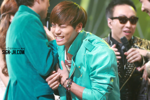 When Jjongie Gets Real Happy And His Face Does The Scrunch Thing