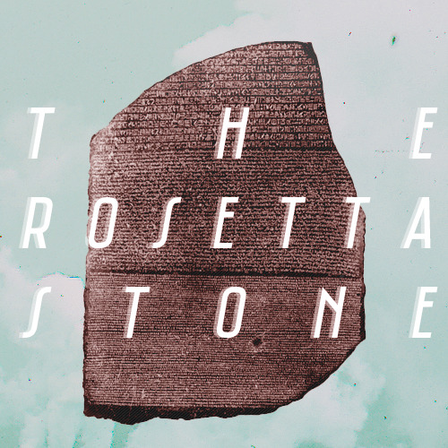 discosnape: History Meme: [1/8] Objects THE ROSETTA STONE  “The Rosetta Stone is an ancient Eg