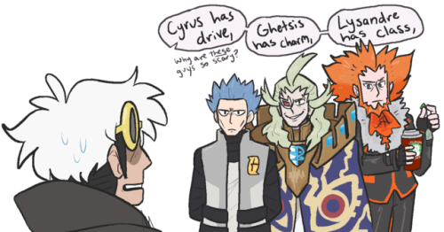 oceandiagonale:Why Guzma isn’t in Team Rainbow Rocket, probablyBONUS: