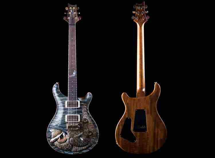 obguitars:  PRS Private Stock Custom 24 Great Horned Owl Limited Run - Carving by