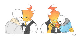 mooncatyao:  [Grillster & Sansby] doodle