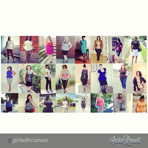 So honored to be featured in the @girlwithcurves Peplum Style Challenge with awesome ladies such as