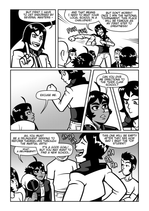 Way of Wushu (original) 10/39On the topic of dead comics… This comic here was something I did for a print gig back in 2013. The less said about the resulting dumpster fire of that, the better. Still, I poured a lot of time and energy into it so