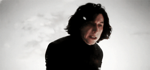 exhilarate:  supreme leader kylo ren + looking fine as hell on crait  Yet still