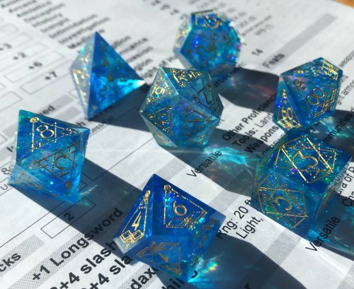 Okay, I knew I said I was over the whole “precision edged dice with cellophane in” trend–but I