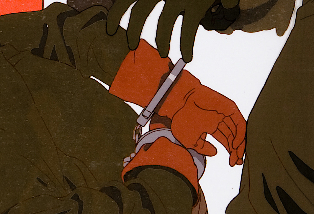 subject-28: Akira (1988) / Oversize End Cel / 435mm x 350mm Kaneda and Kaisuke are