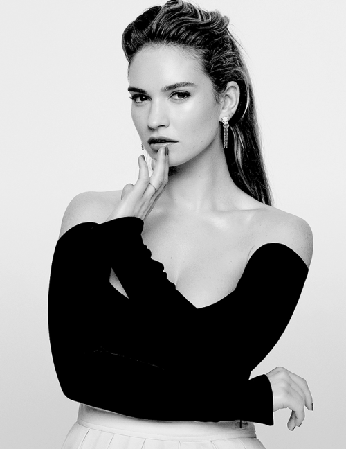 thesoldiersminute:Lily James for L’Officiel Netherlands (2018)