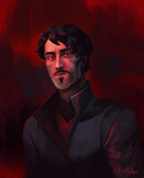 “you can’t just paint &frac34; facing portraits of Corvo every time you run out of ideas”Ahhh but yo