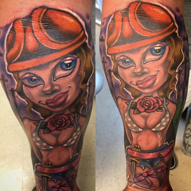 Ynot Inkorporated — Electrician pinup girl #tattoo #tattoos...