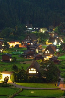 packlight-travelfar:  (via 500px / Shirakawa-go in the night by MIYAMOTO Y) 