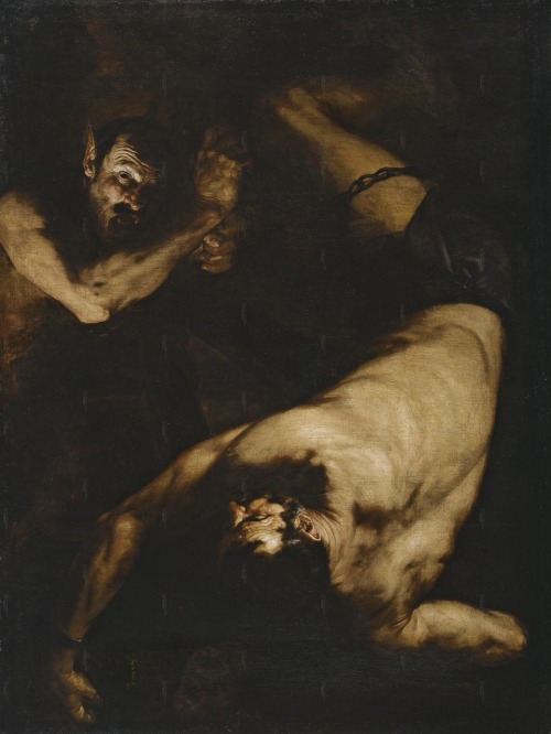 tierradentro:“Ixion&ldquo; (with detail), 1632, Jusepe de Ribera.