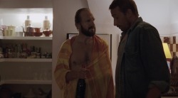 newnakedmalecelebs:  Here’s famous actor Ralph Fiennes showing his big famous penis.