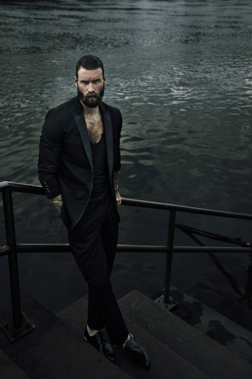 mymenstocktaking:  Gabe Laduke photographed by Frank Berlin. 